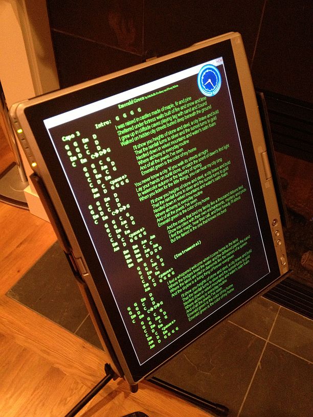 4. Songbook VBA software in action displaying a song chart.JPG